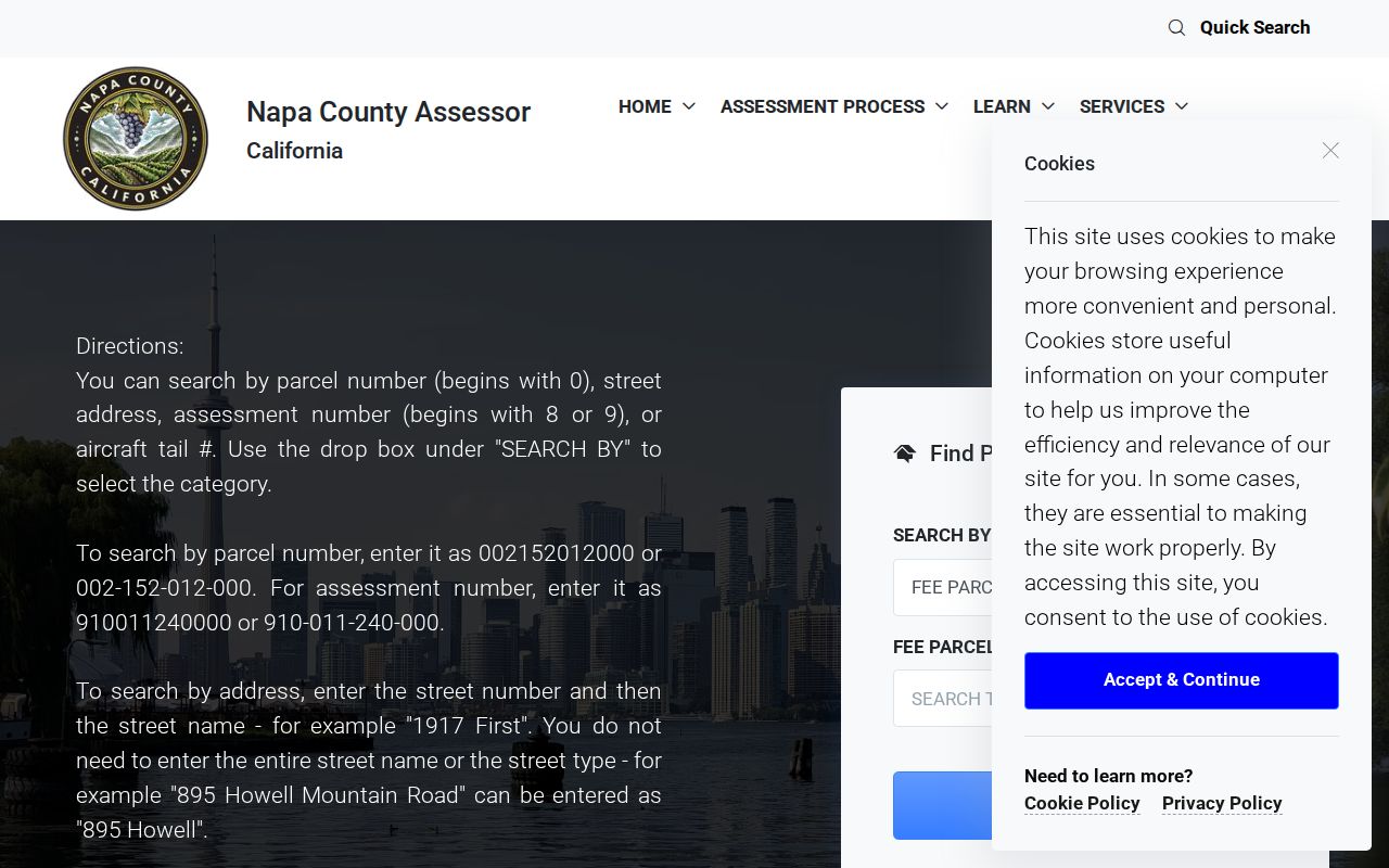 American Canyon residents directory assessor parcel search