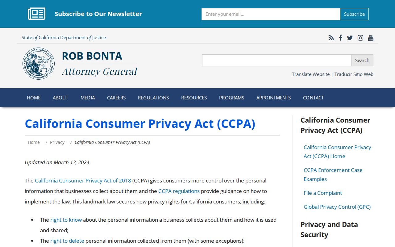 American Canyon neighbors California consumer privacy rights