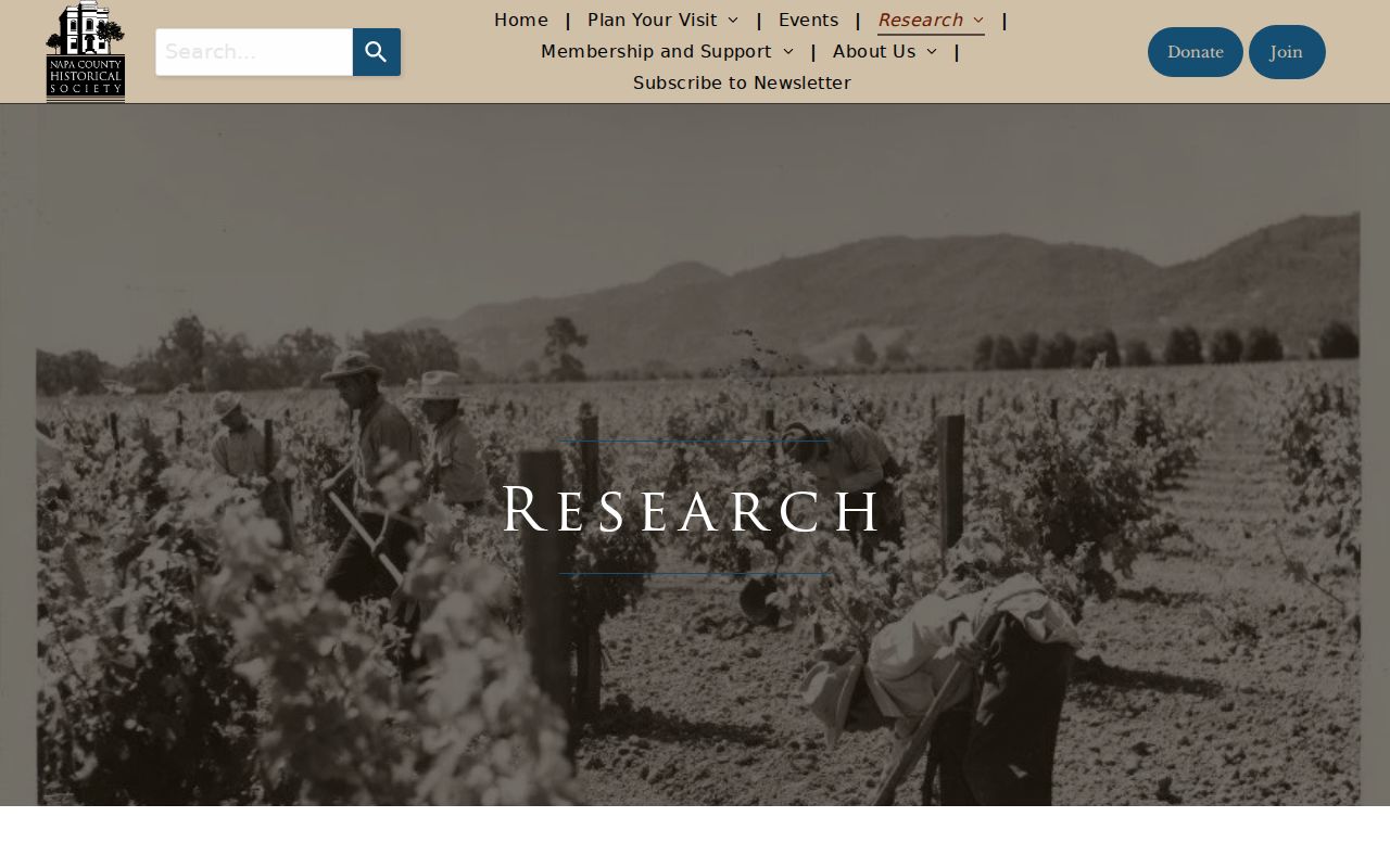 American Canyon previous residents Napa historical research collections